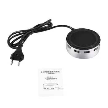 BXD-12 Portable 6-port USB Desktop Charger Smart Identification Design Universal for Smart Mobile Phones Tablets
BXD-12 Portable 6-port USB Desktop Charger Smart Identification Design Universal for Smart Mobile Phones Tablets