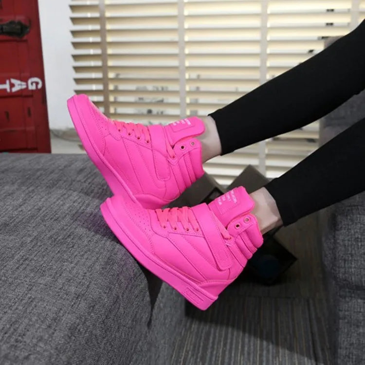 Hot Selling White Shoes Elevator WOMEN'S Shoes High-top Board Shoe Students Casual Sports Shoes Versatile Trendy Shoes 
Hot Selling White Shoes Elevator WOMEN'S Shoes High-top Board Shoe Students Casual Sports Shoes Versatile Trendy Shoes