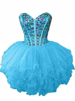 Sky Blue 2019 Homecoming Dresses A-line Sweetheart Short Mini Organza Crystals Cocktail Dresses
Sky Blue 2019 Homecoming Dresses A-line Sweetheart Short Mini Organza Crystals Cocktail Dresses