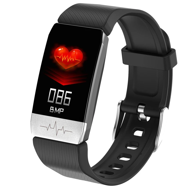T1S Smart Bracelet Body Temperature Fitness Tracker with Heart Rate Monitor Sleep Blood Preasure Sport Watch Black
T1S Smart Bracelet Body Temperature Fitness Tracker with Heart Rate Monitor Sleep Blood Preasure Sport Watch Black