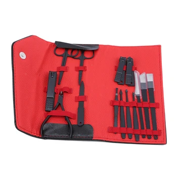 14PCS/Set Tip Nail Scissors Black Stainless Steel Cuticle Trimmer Nipper Nails Trimmers Professional Face Manicure Tools
14PCS/Set Tip Nail Scissors Black Stainless Steel Cuticle Trimmer Nipper Nails Trimmers Professional Face Manicure Tools