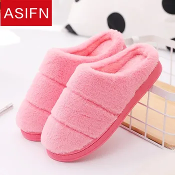 ASIFN Women Slippers Simple Solid Color Winter Indoor Female Slipper Fur Couples Men's Non-slip Warm Plus Velvet Cotton Shoes
ASIFN Women Slippers Simple Solid Color Winter Indoor Female Slipper Fur Couples Men's Non-slip Warm Plus Velvet Cotton Shoes