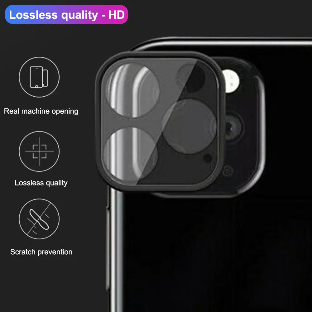 

3D Protective Lens Film For Apple IPhone 11 Pro Max Titanium Alloy All-round Mobile Phone Protection Lens Cover