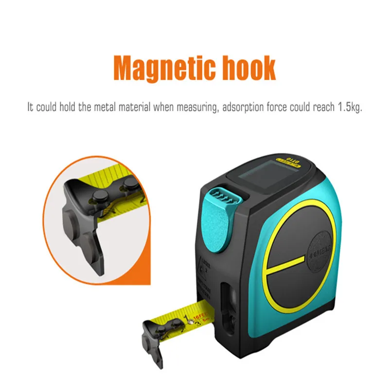 Mileseey DT10 2-in-1 Digital Laser Measure with LCD Display Measuring tape Laser Rangefinder tape measure laser 20m/40/60m meter
Mileseey DT10 2-in-1 Digital Laser Measure with LCD Display Measuring tape Laser Rangefinder tape measure laser 20m/40/60m meter