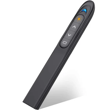 2.4GHz Wireless Presenter 100M No Directional Restrictions Remote Control Pointer Flip Pen for PPT Powerpoint Presentation Flip
2.4GHz Wireless Presenter 100M No Directional Restrictions Remote Control Pointer Flip Pen for PPT Powerpoint Presentation Flip