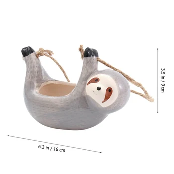 Hanging Sloth Shaped Planter Garden Ceramic Flower Pot Succulent Plant Container Home J99Store
Hanging Sloth Shaped Planter Garden Ceramic Flower Pot Succulent Plant Container Home J99Store