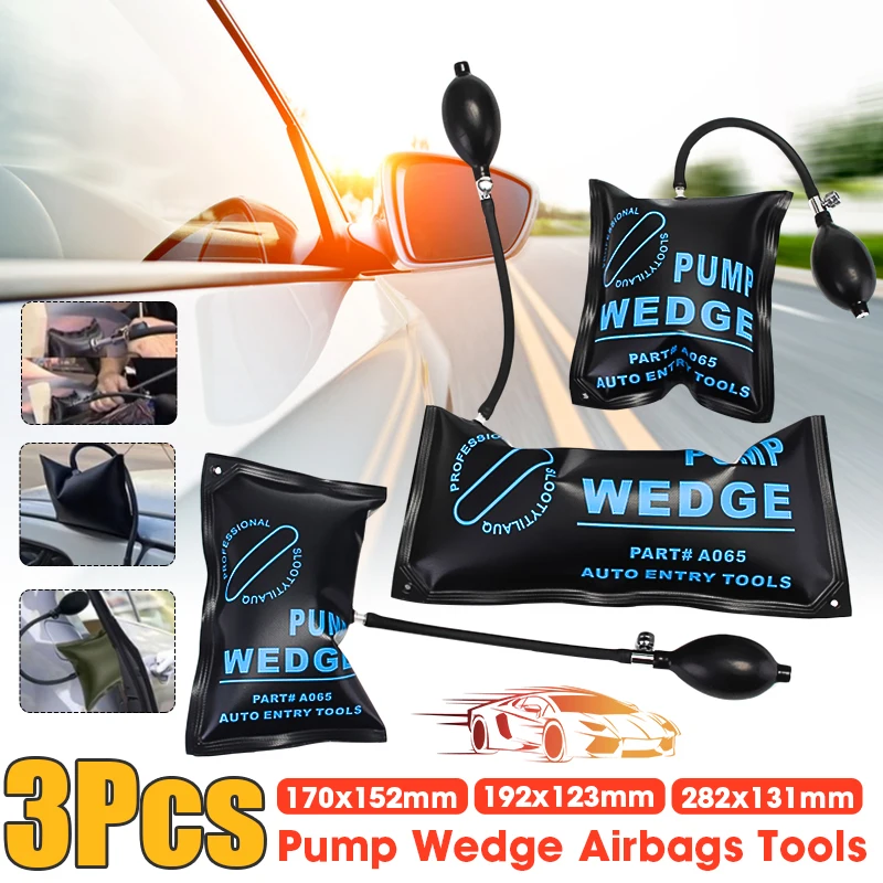 3pcs Car Pump Air Wedge Alignment Inflatable Shim Pad Powerful Opener Tool
3pcs Car Pump Air Wedge Alignment Inflatable Shim Pad Powerful Opener Tool