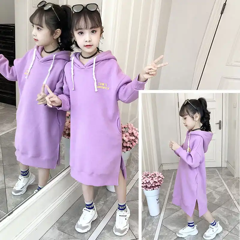 girls sweatshirt dress