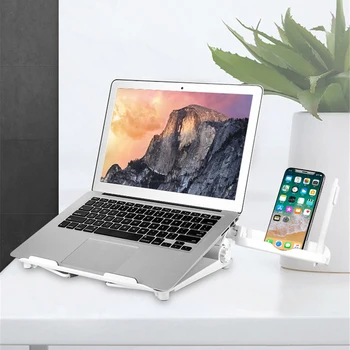 Universal Laptop Stand Folding Notebook Holder Cooling Bracket with Phone Holder for Macbook Pro iPad Tablet 10"-17"
Universal Laptop Stand Folding Notebook Holder Cooling Bracket with Phone Holder for Macbook Pro iPad Tablet 10"-17"