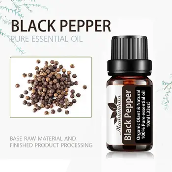 10ml Natural Essential Oils Black Pepper Essential Oil for Skin Care Humidifier Fragrance Thyme Purifying Essential Oil
10ml Natural Essential Oils Black Pepper Essential Oil for Skin Care Humidifier Fragrance Thyme Purifying Essential Oil