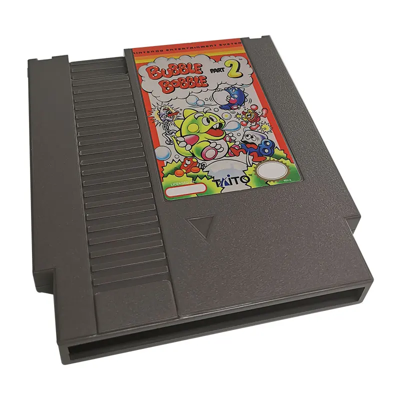 For NES Classic Series - Bubble Bobble II 72 Pins 8 Bit NES Game Cartridge for Retro NES Game Console
For NES Classic Series - Bubble Bobble II 72 Pins 8 Bit NES Game Cartridge for Retro NES Game Console