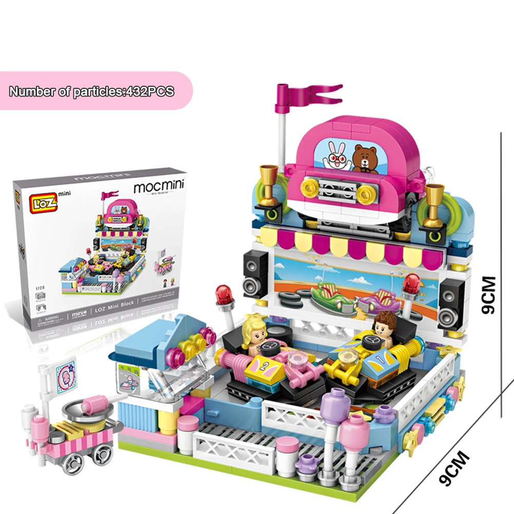 Blocks Playground Burger shop drinks shop Toys A carousel Plastic Blocks Educational DIY Architecture Model At home
Blocks Playground Burger shop drinks shop Toys A carousel Plastic Blocks Educational DIY Architecture Model At home