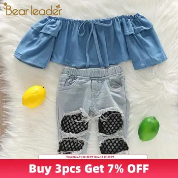 Bear Leader Baby Girls Clothes Sets New Summer Fashion Tops and Ripped Denim Pants 2Pcs Suit Girl Kids Clothes Children Clothing
Bear Leader Baby Girls Clothes Sets New Summer Fashion Tops and Ripped Denim Pants 2Pcs Suit Girl Kids Clothes Children Clothing