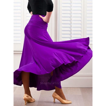 Adult Women Girls Latin Ballroom Practice Stage Performance Mexico Flamenco Professional Dress Sexy Drape Solid Skirt Dancewear
Adult Women Girls Latin Ballroom Practice Stage Performance Mexico Flamenco Professional Dress Sexy Drape Solid Skirt Dancewear
