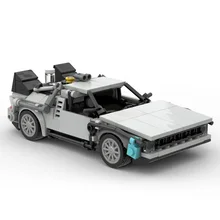 MOC High-Tech Time Machine Delorean Back to the Future Racing Cars Model DIY Assemble Vehicle Toys For Children Birthday Gifts
MOC High-Tech Time Machine Delorean Back to the Future Racing Cars Model DIY Assemble Vehicle Toys For Children Birthday Gifts
