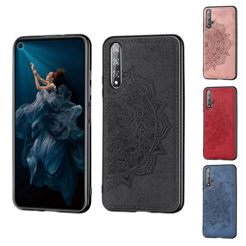HuaWei Honor 20 Case fashion Retro texture Cloth pattern Back Cover For Honor 20 Soft Silicone frame Anti-fall Phone Case Cover
HuaWei Honor 20 Case fashion Retro texture Cloth pattern Back Cover For Honor 20 Soft Silicone frame Anti-fall Phone Case Cover