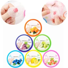 1 boîte Gel vernis à ongles dissolvant lingettes tampons fruits odeur serviette papier instantané huileux ongles Gel dissolvant disparaître nettoyant lingettes outils(China)