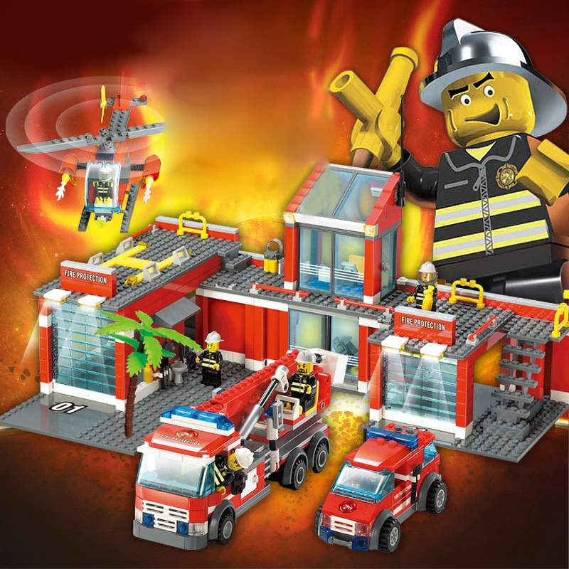 Fire Protection Car and Fire Protection Helicopter Children Spelling Insert Building Blocks
Fire Protection Car and Fire Protection Helicopter Children Spelling Insert Building Blocks