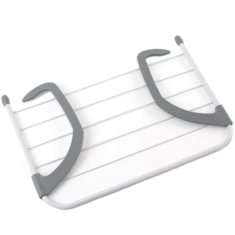 Clothes Hanger Drying Rack Wall Mount Folding Shorts Underwear Drying Rack Laundry Drying Stand Radiator Hangers for Clothes