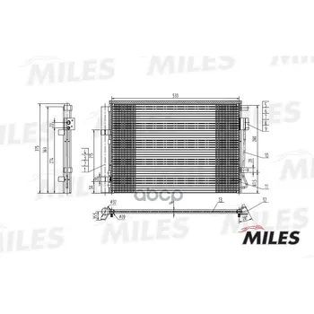 Condenser Hyundai Solaris / Kia Rio 1.4/1.6 10-miles art. accb002 
Condenser Hyundai Solaris / Kia Rio 1.4/1.6 10-miles art. accb002