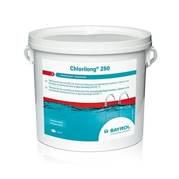 Bayrol Chlorilong Classic. Tabletas de cloro disolución lenta - 1,25 Kg
Bayrol Chlorilong Classic. Tabletas de cloro disolución lenta - 1,25 Kg