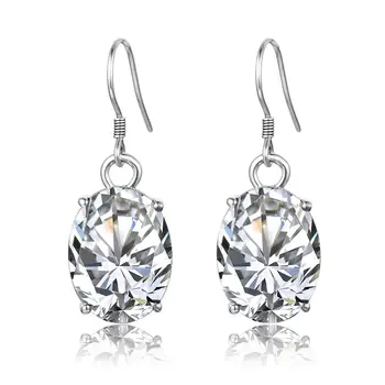 100% Real Silver 925 Original Earrings 925 Sterling Silver Jewelry For Women Natural Egg Stone Zircon Drop Earrings New Trendy
100% Real Silver 925 Original Earrings 925 Sterling Silver Jewelry For Women Natural Egg Stone Zircon Drop Earrings New Trendy