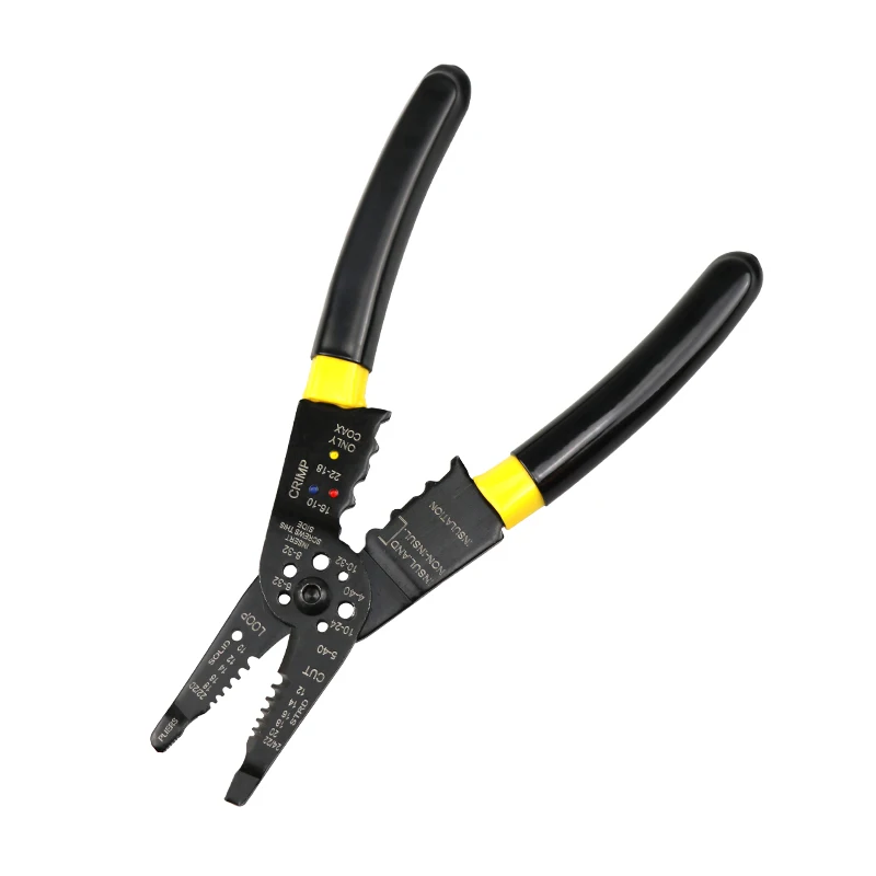 Multitool Peeling Shear Wire Strippers Hand Tool Mini Pliers Cable Cutters 10-22AWG Crimping Plier Stripping Function Cut
Multitool Peeling Shear Wire Strippers Hand Tool Mini Pliers Cable Cutters 10-22AWG Crimping Plier Stripping Function Cut