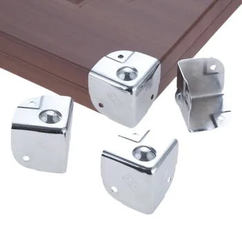 

4Pcs Aviation Corner Brackets Toolbox Wooden Case Jewelry Box Metal Edge Corner Protectors Covers Furniture Hardware 35/40/50mm