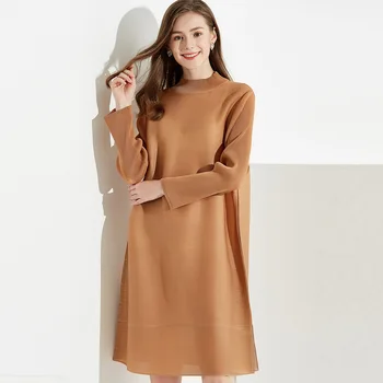 SuperAen 2020 Autumn New Solid Patchwork Cross Pleated Stretch A Line Full Dress Long Loose Dress Women's Dresses
SuperAen 2020 Autumn New Solid Patchwork Cross Pleated Stretch A Line Full Dress Long Loose Dress Women's Dresses