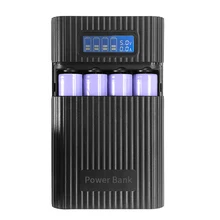 DIY Power Bank Case 4x18650 Battery Charge Storage Box 5V Dual USB Micro Type C Digital Display Charging Case Battery Holder
DIY Power Bank Case 4x18650 Battery Charge Storage Box 5V Dual USB Micro Type C Digital Display Charging Case Battery Holder
