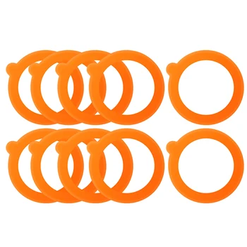 20 Pieces Replacement Silicone Seals Replacement Rubber Jar Seals Airtight Silicone Gasket Sealing Rings for Glass Clip