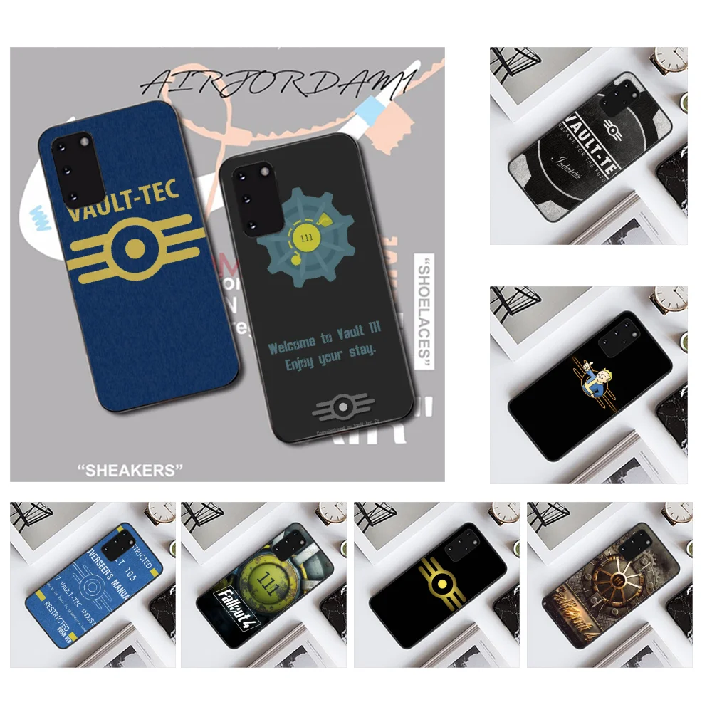NBDRUICAI fallout vault tec 111 ТПУ черный чехол для телефона Корпус Samsung S20 plus Ultra S6 S7 edge S8 S9 S10 5G |