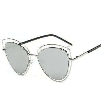 Women's Fashionable Decoration Classic CatEye Sunglasses Men's Coated Female All-match Sunglasses Occidentally Metal Sunglasses
Women's Fashionable Decoration Classic CatEye Sunglasses Men's Coated Female All-match Sunglasses Occidentally Metal Sunglasses