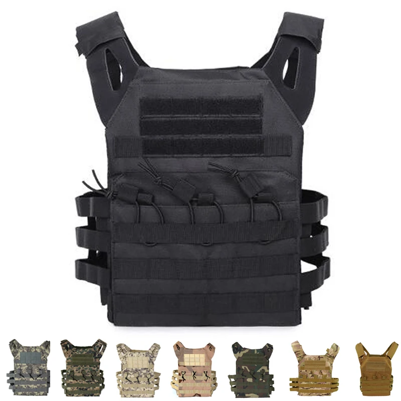JPC Vest Simplified Version Military Protective Plate Carrier Plate Carrier Vest Tactical Hunting Airsoft Body Armor
JPC Vest Simplified Version Military Protective Plate Carrier Plate Carrier Vest Tactical Hunting Airsoft Body Armor