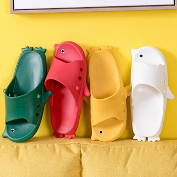 Women Summer Slides Soft Sole Slippers Outdoor Flat Sandals Cartoon Penguin Women Shoes Bothe Flip Flops Light Womens Slippers 
Women Summer Slides Soft Sole Slippers Outdoor Flat Sandals Cartoon Penguin Women Shoes Bothe Flip Flops Light Womens Slippers