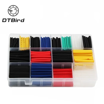 580pcs Wire Cable Insulated Polyolefin Heat Shrink Tube Ratio Tubing Insulation Shrinkable Environmentally Friendly Tubes
580pcs Wire Cable Insulated Polyolefin Heat Shrink Tube Ratio Tubing Insulation Shrinkable Environmentally Friendly Tubes