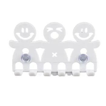 Fashionable and cute cartoon sucker-type family of three toothbrush holder smile frame powerful storage function
Fashionable and cute cartoon sucker-type family of three toothbrush holder smile frame powerful storage function