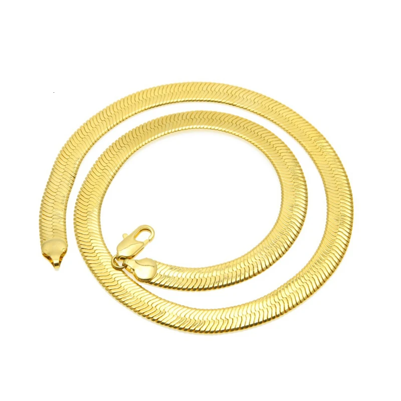 10mm-wide-76cm-30-flat-snake-chain-necklace-real-yellow-gold-filled-classic-men-s-necklace (1)