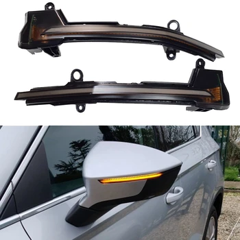 2Pcs Dynamic LED Turn Signal Light Rearview Mirror Indicator Blinker for Seat Ateca Cupra Tarraco 2016-2019 FR Xcellence 
2Pcs Dynamic LED Turn Signal Light Rearview Mirror Indicator Blinker for Seat Ateca Cupra Tarraco 2016-2019 FR Xcellence