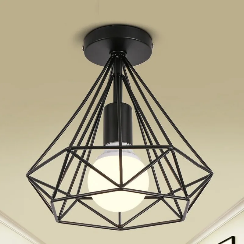 Modern Black Iron Cage Ceiling Light Fixture Home Deco Dining Room E27 LED Ceiling Lamps Flush Mount Ceiling Light Living Room
Modern Black Iron Cage Ceiling Light Fixture Home Deco Dining Room E27 LED Ceiling Lamps Flush Mount Ceiling Light Living Room