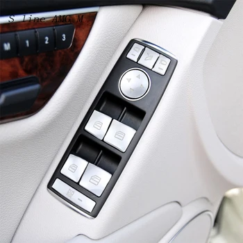 Car Styling Master Window Switch Console Button Cover Sticeker for Mercedes Benz C E Class W204 W212 Interior Door Armrest panel
Car Styling Master Window Switch Console Button Cover Sticeker for Mercedes Benz C E Class W204 W212 Interior Door Armrest panel