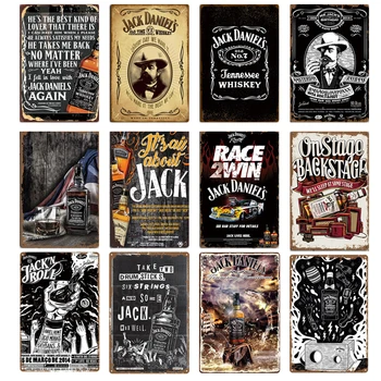 Famous Wine Jack Pub Decor Vintage Shabby Man Cave Beer Art Printings Metal Plate Shabby poster Wall Decor for Bar Pub Club
Famous Wine Jack Pub Decor Vintage Shabby Man Cave Beer Art Printings Metal Plate Shabby poster Wall Decor for Bar Pub Club