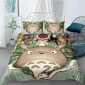 Totoro Cat My Neighbor Anime 3Pcs/Set Bedding Set Sheet Children Room Bed Sheet Pillow case Bedding Set Queen Bedding
Totoro Cat My Neighbor Anime 3Pcs/Set Bedding Set Sheet Children Room Bed Sheet Pillow case Bedding Set Queen Bedding