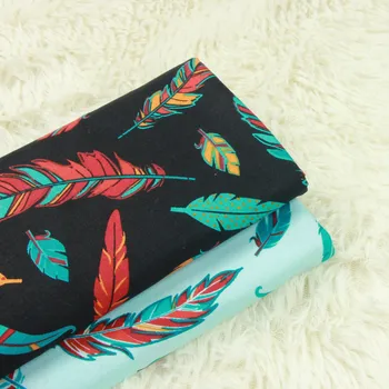 Cartoon Feather Pattern Printed Cotton Plain Fabric DIY Sewing Quilting Pure Cotton Fabric For Patchwork Black / Lake Blue Cloth
Cartoon Feather Pattern Printed Cotton Plain Fabric DIY Sewing Quilting Pure Cotton Fabric For Patchwork Black / Lake Blue Cloth