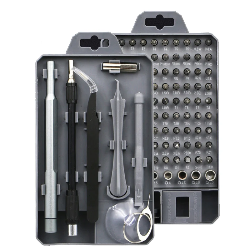 New 115in 1 Screwdriver Set Screwdriver Bit Set Multi-function Precision Mobile Phone Repair Device Hand Tools Torx Hex
New 115in 1 Screwdriver Set Screwdriver Bit Set Multi-function Precision Mobile Phone Repair Device Hand Tools Torx Hex