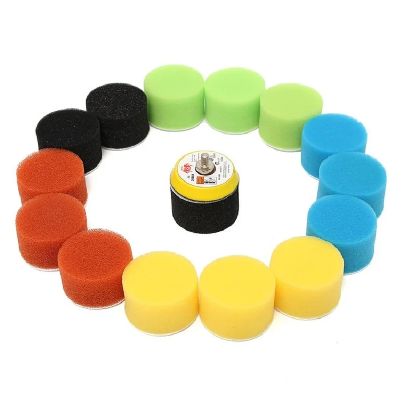 16Pcs/Set Polishing Pad For Car Polisher 2 Inch 50mm Polishing Circle Buffing Pad Tool Kit For Car Polisher Wax Pulidora Auto
16Pcs/Set Polishing Pad For Car Polisher 2 Inch 50mm Polishing Circle Buffing Pad Tool Kit For Car Polisher Wax Pulidora Auto
