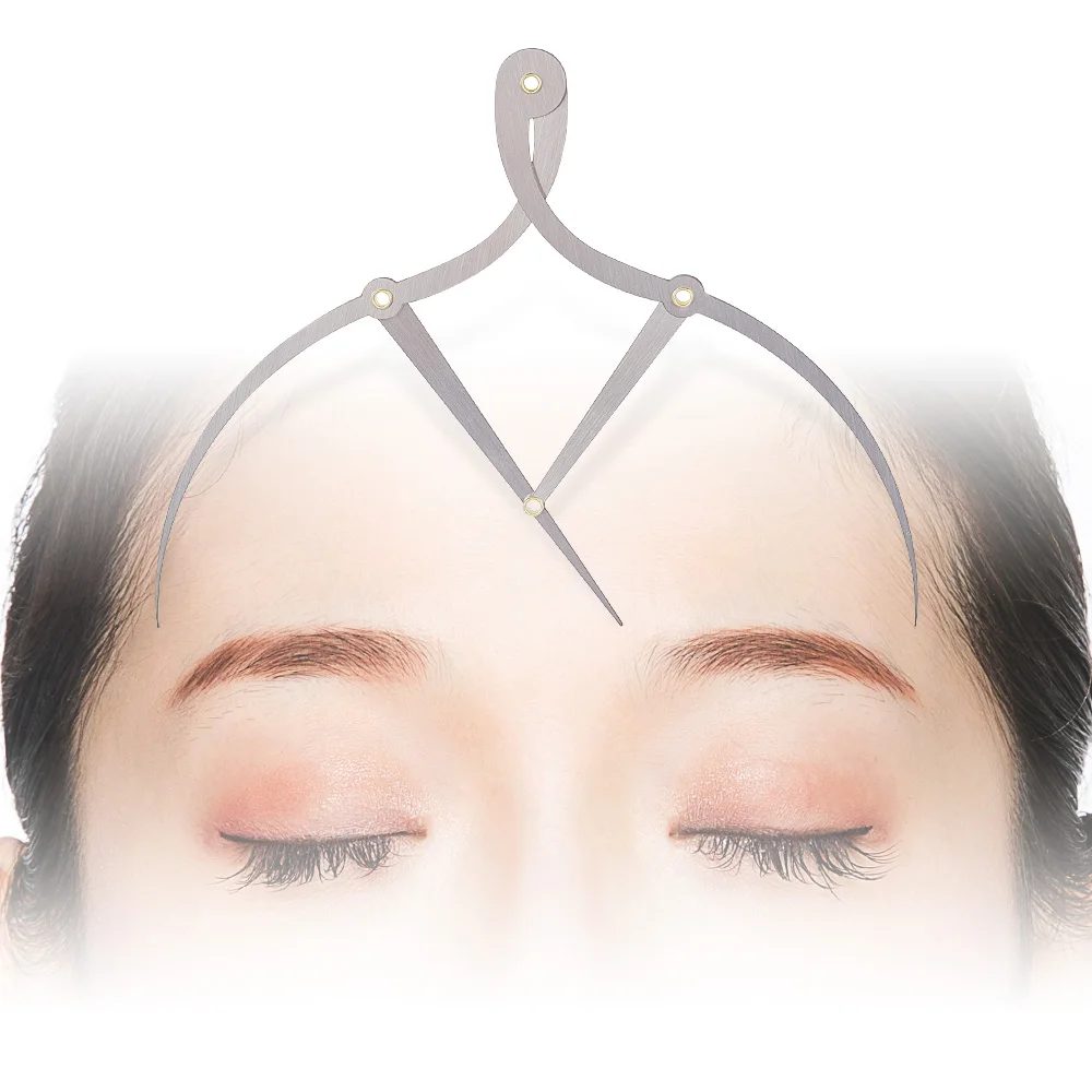 Metal Eyebrow Tattoo Ruler Golden Ratio Caliper Stainless Microblading Eyebrow Ruler For Permanent Makeup Eyebrow Shaping
Metal Eyebrow Tattoo Ruler Golden Ratio Caliper Stainless Microblading Eyebrow Ruler For Permanent Makeup Eyebrow Shaping