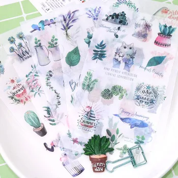 6 / Package Creative Nordic Small Fresh Tropical Animal Plant Sticker DIY Decoration Diary Scrapbook Children Stationery Gift
6 / Package Creative Nordic Small Fresh Tropical Animal Plant Sticker DIY Decoration Diary Scrapbook Children Stationery Gift