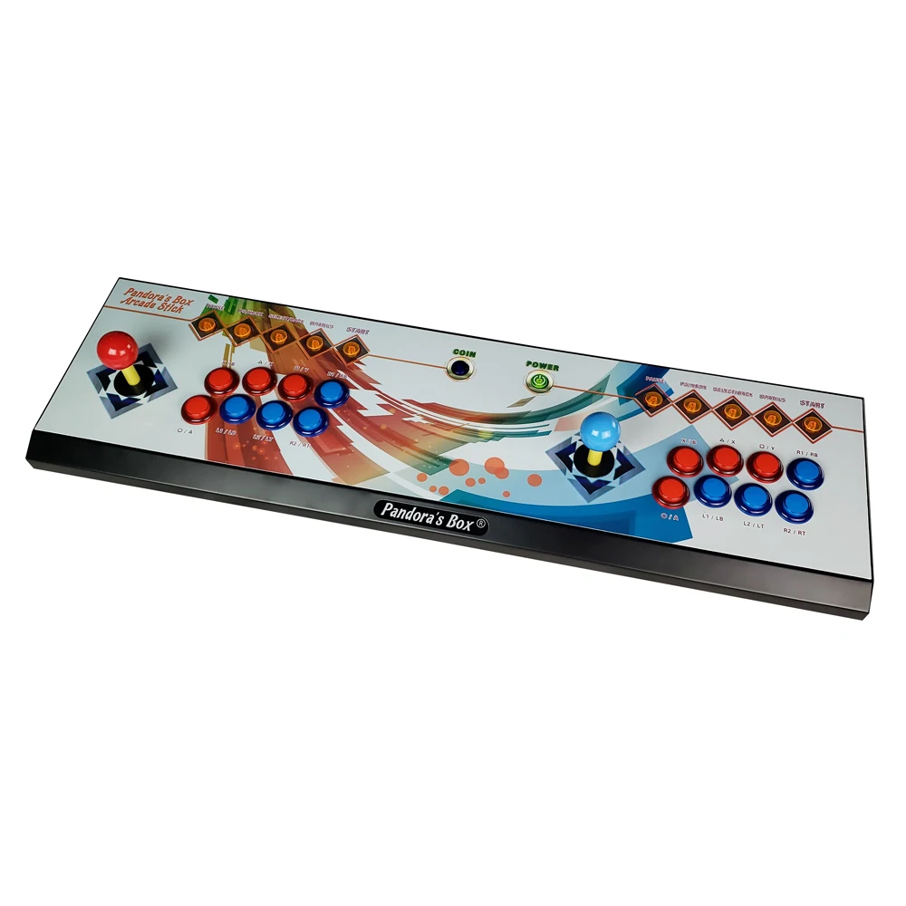The latest design arcade double rocker game controller with Pandora's Box DX multi game board ,3000 game in 1
The latest design arcade double rocker game controller with Pandora's Box DX multi game board ,3000 game in 1