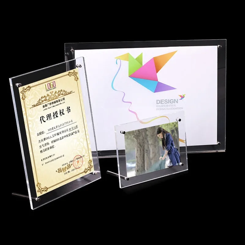 10inch 291x240mm Acrylic Photo Frame European Creative Clear Crystal Picture Frame Display Racks Custom Any Size
10inch 291x240mm Acrylic Photo Frame European Creative Clear Crystal Picture Frame Display Racks Custom Any Size